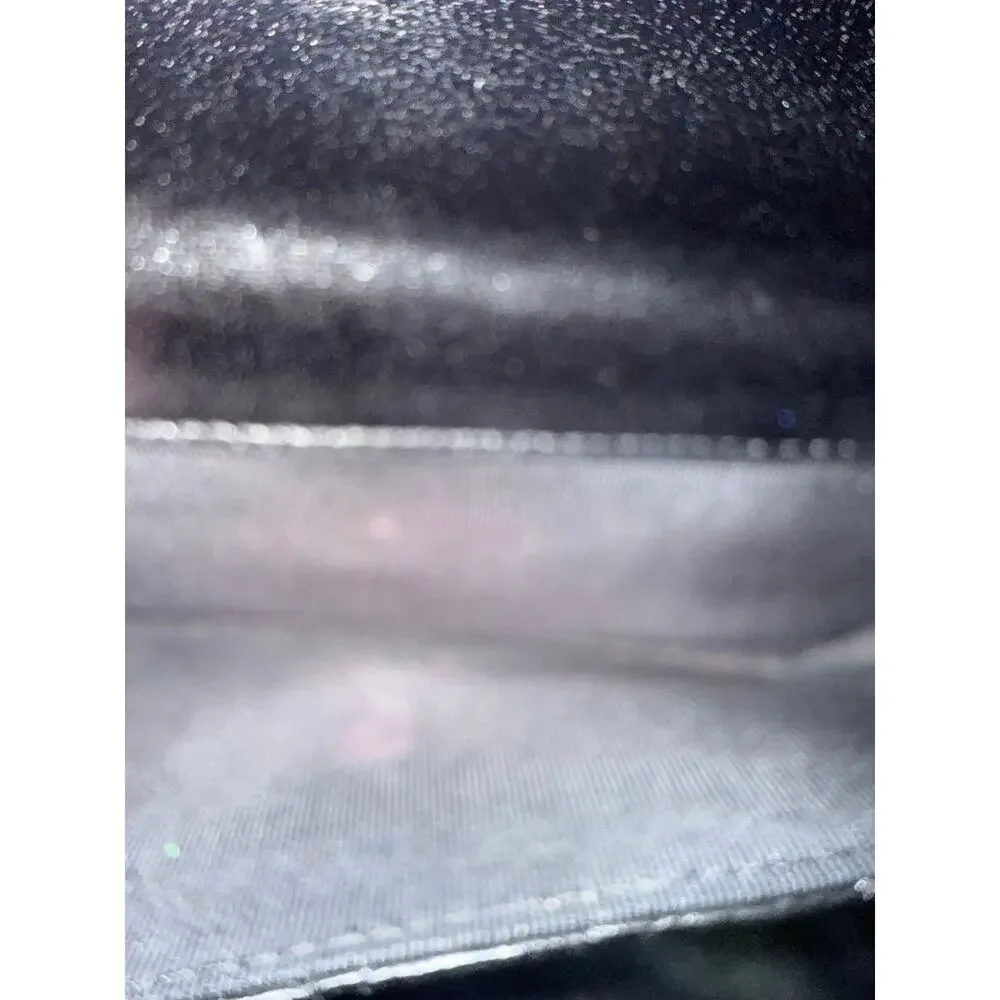 Rare Chanel Reissue 2.55 ZigZag Stitch Long Flap Wallet Black Leather Silver HW